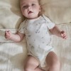 Witte body met safari diertjes - Bodysuit short sleeves little safari creme